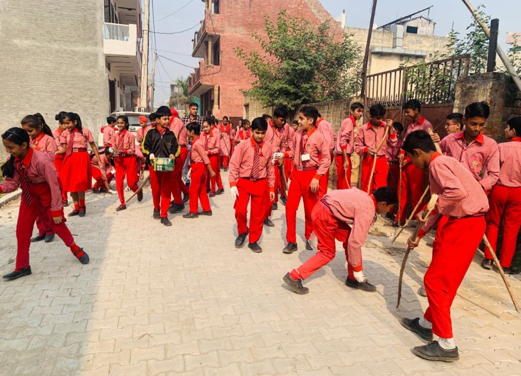 Student cleanliness drive